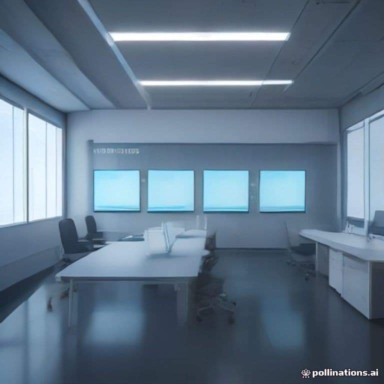 Oficina corporativa moderna con múltiples pantallas mostrando agentes de IA autónomos coordinando datos de flujos de trabajo en tiempo real, equipo profesional revisando métricas y dashboards de ROI.