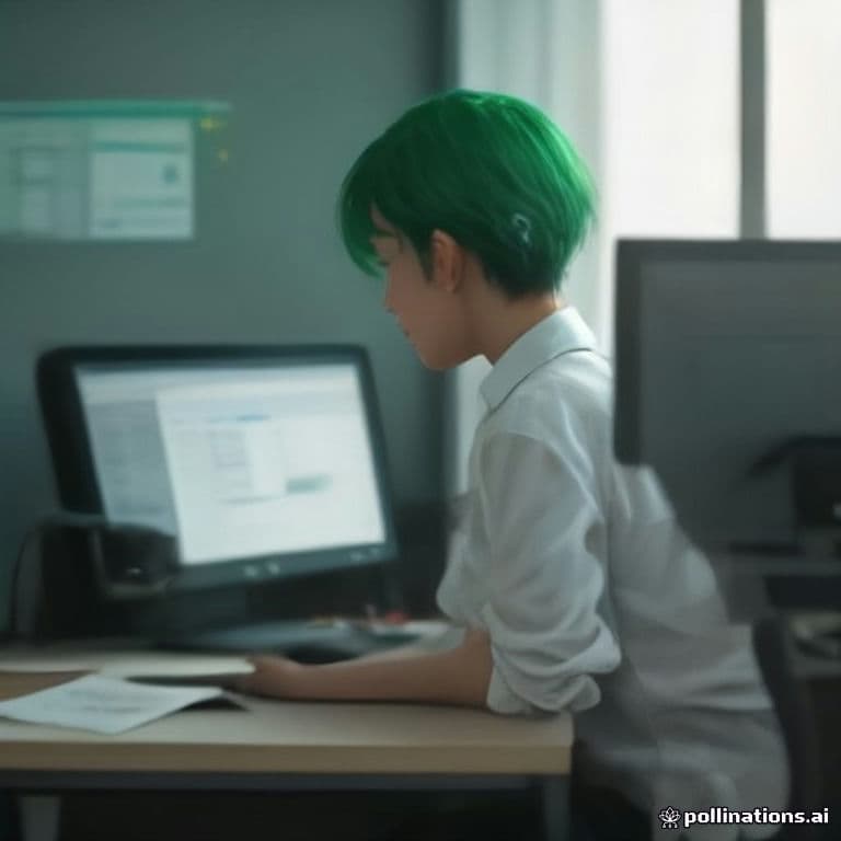 Empresario analizando un dashboard de automatización de procesos en su computadora, mostrando flujos de trabajo conectados y eficientes.