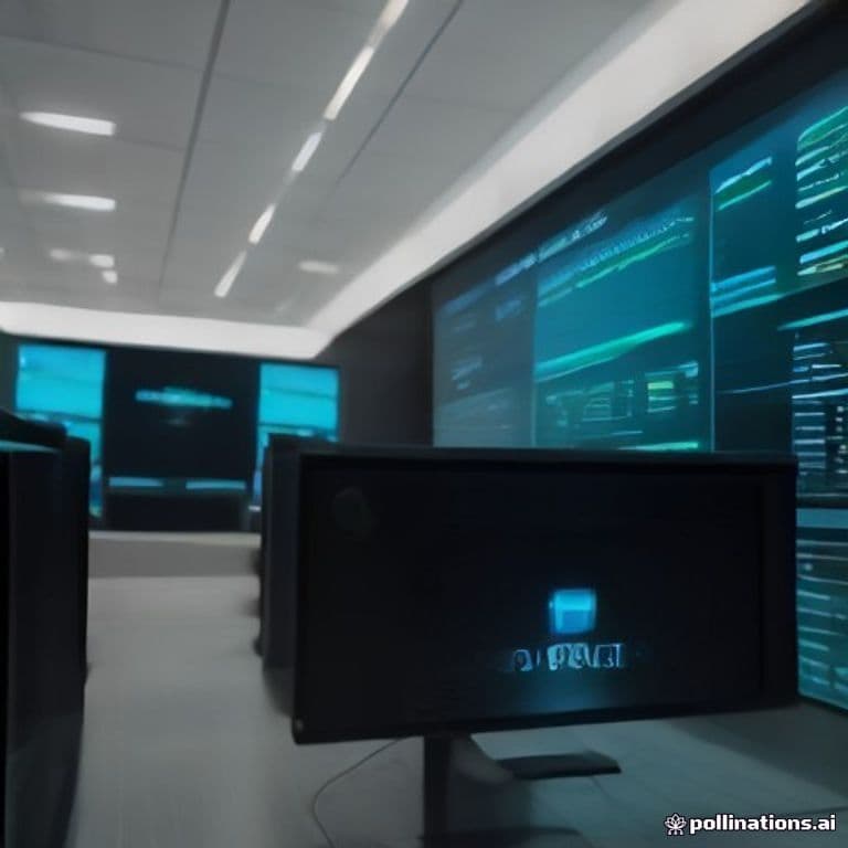 Equipo de trabajo colaborando en una oficina moderna con múltiples pantallas digitales mostrando flujos de trabajo coordinados y agentes de IA funcionando de forma paralela y sincronizada